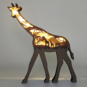 3D Animal Wooden giraffe