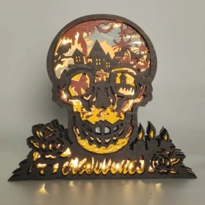 3D Skeleton wooden craft decoration